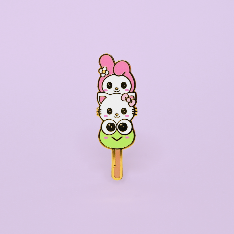 Dango Pin Dango Friends Enamel Pin – Heavy Gloom