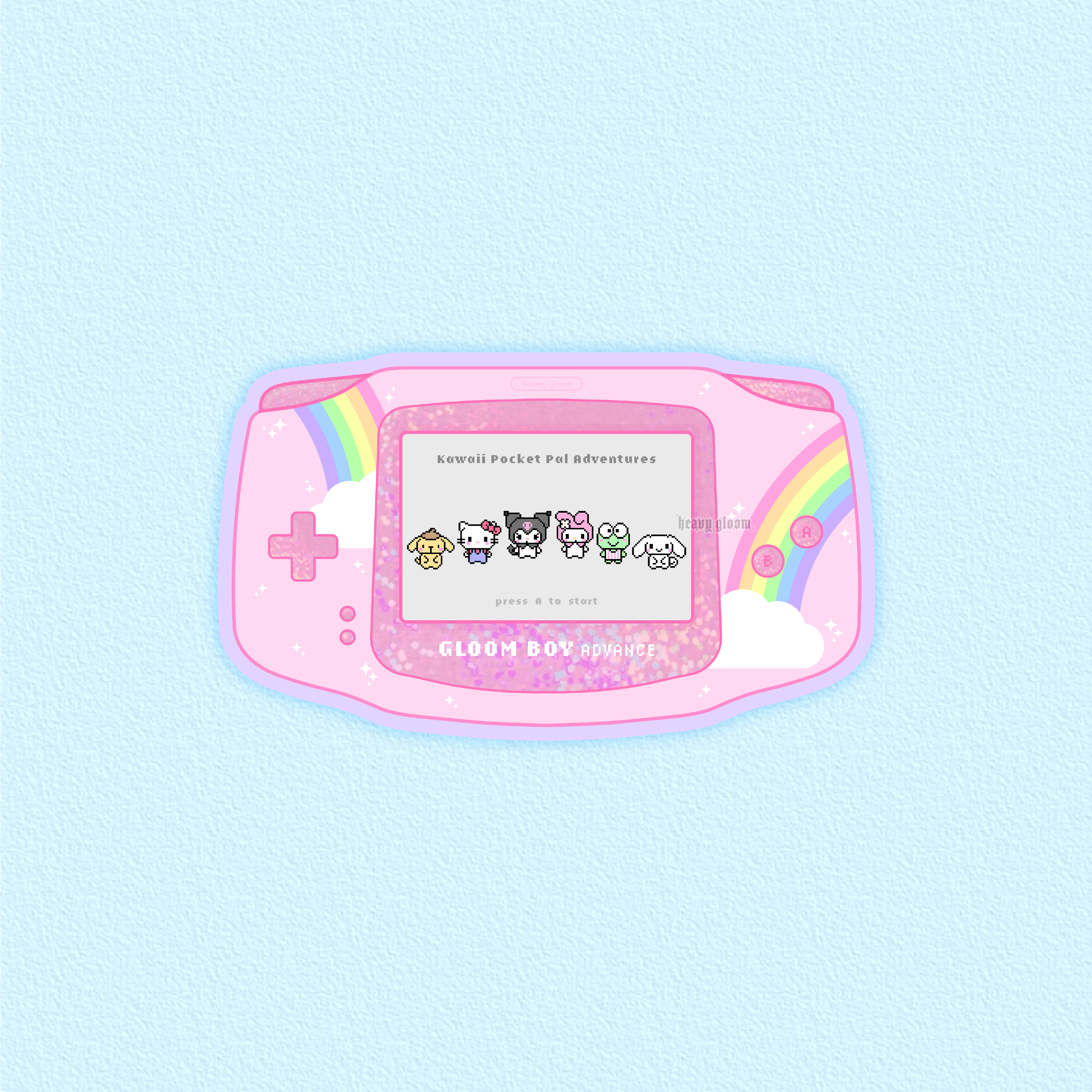 Glomp Sticker GloomBoy Advance Sticker – Heavy Gloom